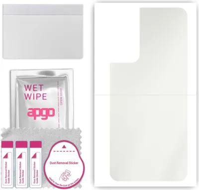 Produktbild von apgo Rückseite Schutzfolie, Matt, kompatibel mit Infinix Hot 12 Pro, Hinten Hydrogel-Displayschutzfolie mit Positionierhilfe, kratzfest, einfache Montage