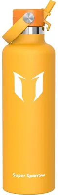 Obrázok produktu pre Nerezová fľaša na pitie, 1000 ml, C-Mango FlipFlow, s brčkom, bez BPA, termofľaša