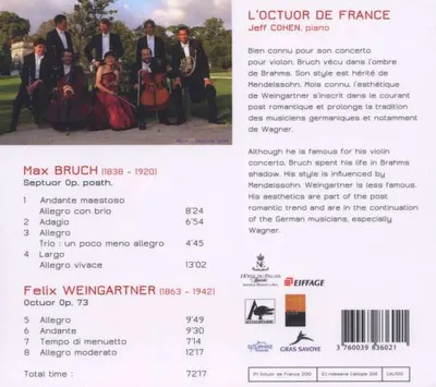 Produktbild von L'Octuor de France: Ensemblemusik