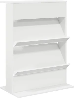 Obrázok produktu pre Regál na časopisy Biela 70 x 41 x 96 cm Kompozitné drevo