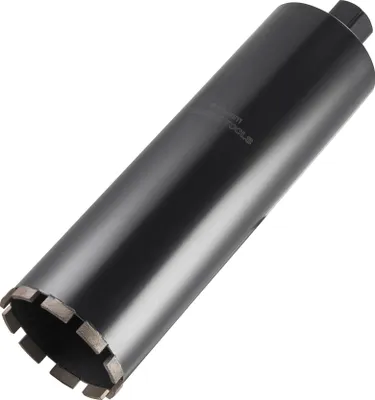 Obrázek produktu pro SucceBuy jádrový vrták φ 114 mm s hloubkou vrtání 356 mm, vnitřní závit 1-1/4 palce-7, přesná technologie svařování, mokrý diamantový jádrový vrták do železobetonu, cihel a zdiva