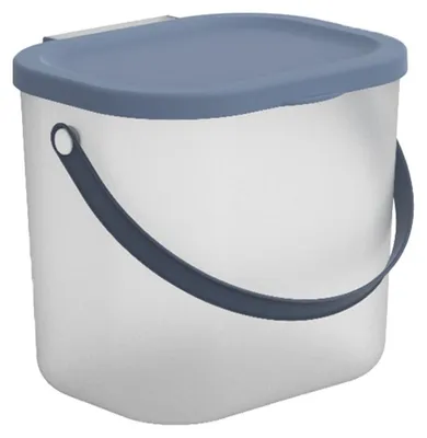 Produktbild von Rotho Waschmittelbehälter 6L Albula - Waschmittelbox 23,5 x 20,0 x 20,8 cm - Box mit Deckel trocken - Waschmittel Aufbewahrung sicher verschließbar