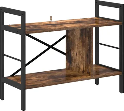 Zdjęcie produktu dla vidaXL Regał z wędzonego dębu 75 x 30 x 58,5 cm Materiał drewnopochodny