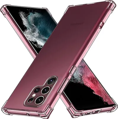 Produktbild von Conie Rugged Silikon Schutzhülle für Samsung Galaxy S22 Ultra Tasche Case Cover Bumper TPU Hülle in Transparent