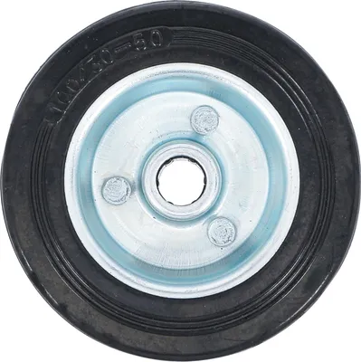 Produktbild von KRAFTMANN 80959 Vollgummi-Rad 100 mm, Stahlfelge