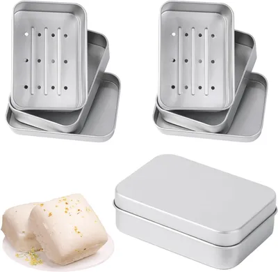 Imagen del producto de Dispensador de jabón de aluminio, 150 ml, juego de 3 unidades, ligero, ideal para viajes