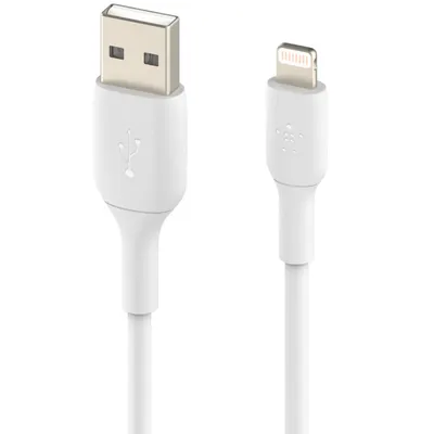 Produktbild von Belkin Lightning Lade/Sync Kabel 1m, PVC, weiß, mfi