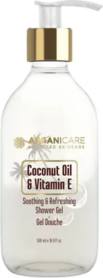 Produktbild von Arganicare 3701120000976, Duschgel, 500 ml, Frauen, Körper, Kokosnuss, Feuchtigkeitsspendend, Nährend, Auffrischend, Weichmachend, Beruhigend