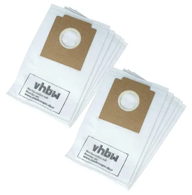 Produktbild von vhbw 10x Staubbeutel Ersatz für Dirt Devil 7003022 für Staubsauger - 25cm x 15cm Weiß