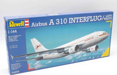 Produktbild von Revell 04254 Airbus A310 Interflug Modell Flugzeug Bausatz 1:144 in