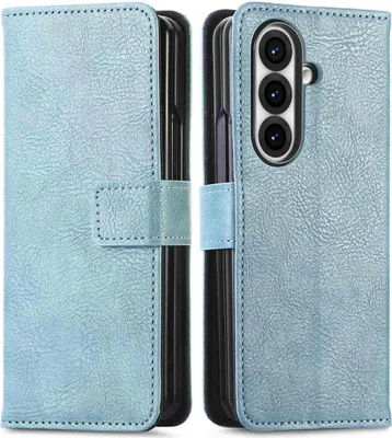 Image de imoshion Bibliothèque Luxe pour le Samsung Galaxy Fold 7 - Bleu clair