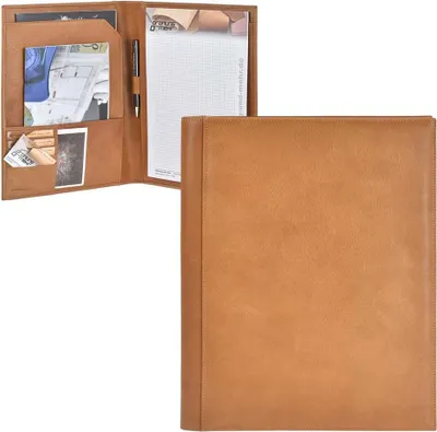 Produktbild von Sonnenleder Schreibmappe Leder Tolstoi A4 naturbraun