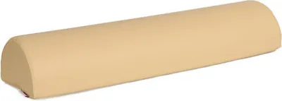 Produktbild von Habys Lagerungsrolle Halbrund, Knierolle Lagerungsrolle, Nackenrolle, Lagerungskissen für Massage und Therapie, Kniehalbrolle, Größe:60x15x10cm Beige