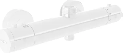 Produktbild von Mexen Kai Thermostat-Duscharmatur, weiß - 77150-20