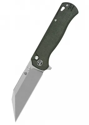 Produktbild von Taschenmesser Swordfish, stonewashed Klinge, grüner Micarta Griff