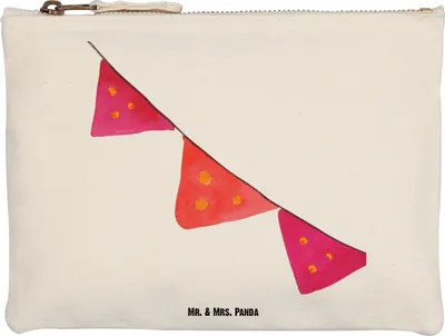 Produktbild von Mr. & Mrs. Panda Federmappe Avocado Party Größe M - Weiß - Geschenk, Mäppchen, Geburtstag, Etui, Happy Birthday, Kulturbeutel, Kosmetiktasche, Pouch