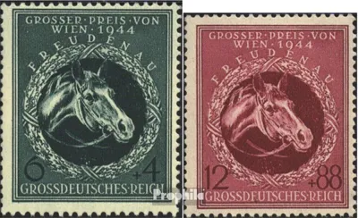 Produktbild von Briefmarken Deutsches Reich 1944 Mi 900-901 (kompl.Ausg.) postfrisch Preis von Wien