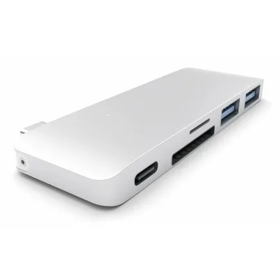 Produktbild von USB-Hub Satechi Type-C USB Passthrough Hub Silver