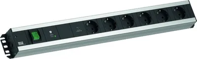 Produktbild von BACHMANN HANDWERKERLEISTE 6xCEE7/3 1xGVS-Plus 1xSchalter 2,0m