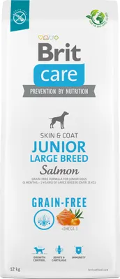 Immagine prodotto di Brit Care Dog Senza cereali con salmone Junior Large Breed 12 kg