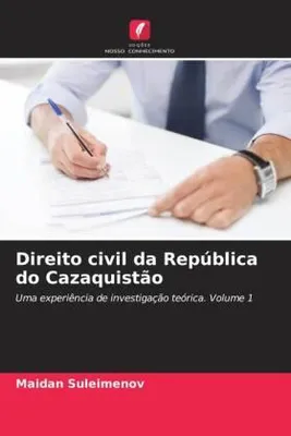 Produktbild von Direito civil da República do Cazaquistão