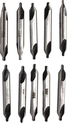 Image de Jeu de mèches de centrage, mèche de centrage, mèche de centrage HSS, mèche de 2,5 mm, mèche à queue droite