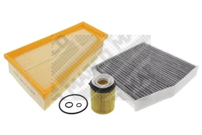 Produktbild von MAPCO Filterset Inspektionspaket Filtersatz passend für MERCEDES-BENZ B-Klasse (W246, W242) A-Klasse (W176) CLA Coupe (C117) GLA (X156)