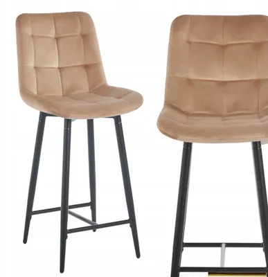 Produktbild von Furnitex Barstuhl H1-FX Cappuccino-Schwarz