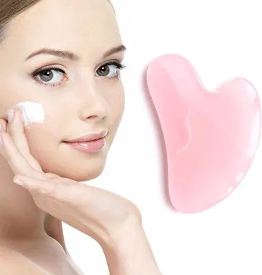 Immagine prodotto di Rullo massaggiante Gua Sha per la pulizia naturale del viso e il rilassamento