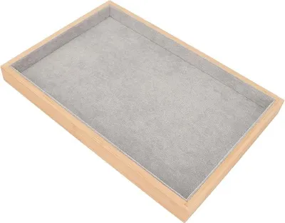 Produktbild von Flanellen Houten Juwelenblatt Organizer - Grau