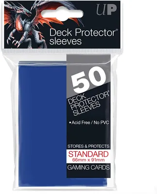 Image de Lot de 50 Sleeves Ultra Pro Format Standard 66x91mm (Bleu)