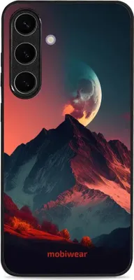 Produktbild von Handyhülle für Galaxy S25 Plus, Mobiwear Glossy Case, Gebirgsdämmerung