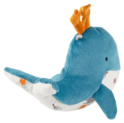 Zdjęcie produktu dla sigikid zabawka do chwytania wieloryb sigibaby, zabawka do chwytania, zabawka dla niemowląt, zabawka, dziecko, bawełna, niebieski, 39983