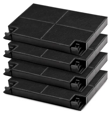 Produktbild von Aktivkohlefilter 4x passend wie Zanussi 902979355/2 EFF70 für Dunstabzugshaube