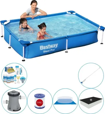 Obrázok produktu pre Bestway Steel Pro 221x150x43 cm Rechteckig -Plavecký bazén Super Set