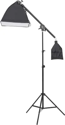 Immagine prodotto di vidaXL Set per studio fotografico con luci e sfondo