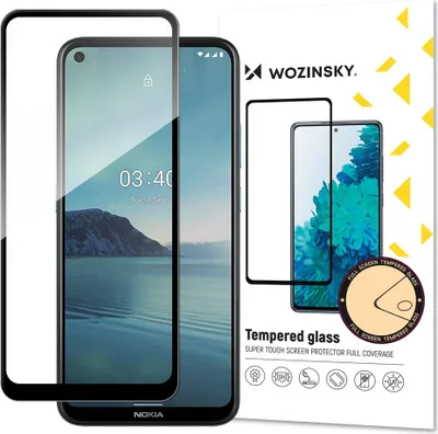 Produktbild von Tempered Glas Wozinsky für Nokia 3.4 - Schwarz KP9854