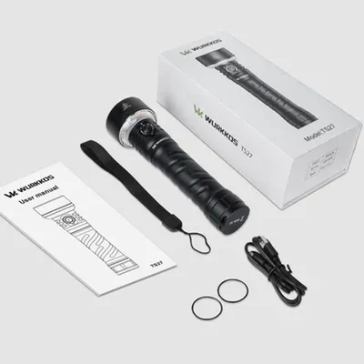 Obrázek produktu pro Zaklamp Super Jasný 3200 Lumenů - Dobíjecí ruční svítilna s velkým dosvitem a funkcí powerbanky