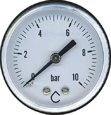 Image de Manomètre axial 1/4 10 bars - 691-08