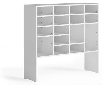 Obrázok produktu pre Skrinka na topánky Vicco Hermia biely 104.2 x 99 cm so 16 otvorenými priehradkami, Model 62575