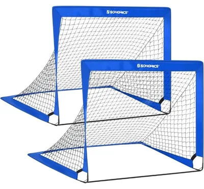 Obrázok produktu pre Sada dvoch detských futbalových bránok SZQ122Q02, skladacie, modrej farby