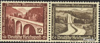 Produktbild von Briefmarken Deutsches Reich 1936 Mi W117 gestempelt Moderne Bauten