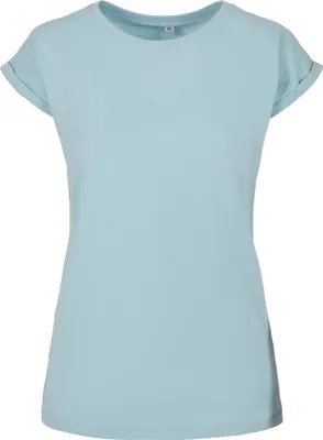 Image de Build Your Brand BY021 | Ladies Extended Shoulder T-shirt femme - Couleur : Ocean Blue - Taille : M