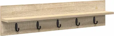 Immagine prodotto di vidaXL Comodino a parete rovere Sonoma 80 x 10,5 x 18 cm