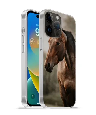 Produktbild von MuchoWow® Handyhülle Schutzhülle Hülle für Apple iPhone 14 Pro Max Pferd - Licht - Wald Silikon Softcase Handy Hülle - Hardcover