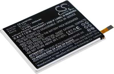 Immagine prodotto di TECHTEK Batteria compatibile con [LG] CV5A, H970, L-03K, LMQ610EM, LMQ610EMW, LMQ610FS, LMQ610NA, LMQ610NM, LMQ610YB, Q610MA, Q610TA, Q7 Alpha, Q7 Al
