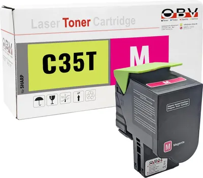 Produktbild von Kompatibler Toner für Sharp MX-C357F MX-C407P ersetzt MX-C35TM magenta - ca. 6.000 Seiten