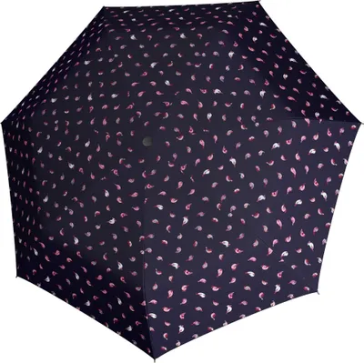 Image de doppler parapluie de poche parapluie Fiber Fun Birds bleu marine