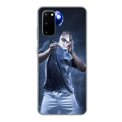 Produktbild von MuchoWow® Handyhülle Schutzhülle Hülle für Samsung Galaxy S20 Hochbegabter Fußballer Silikon Softcase Handy Hülle - Bild