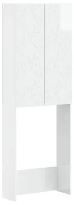Imagen del producto de vidaXL Armario de baño DELFT, blanco brillante, 66 x 25,5 x 190 cm